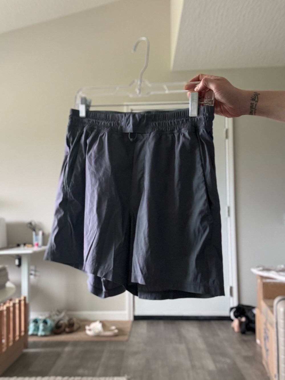Lululemon Men’s Pacebreaker Iridescent Swim Shorts, Size M